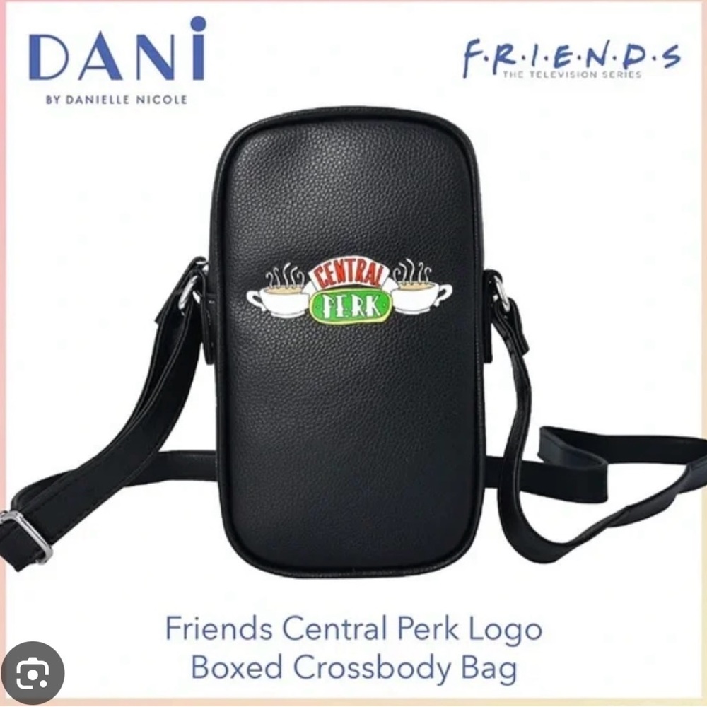 Danielle Nicole Black Central Perk Messenger Bag